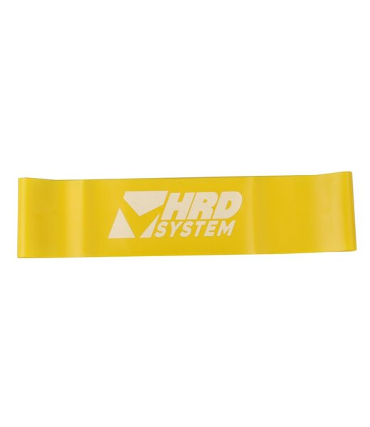 BELTOR HRD SYSTEM LINE GUMA DO ĆWICZEŃ TRAINING - RUBBER FOR EXERCISE 50cm x 5cm x 0.4mm YELLOW / ŻÓŁTA H0004