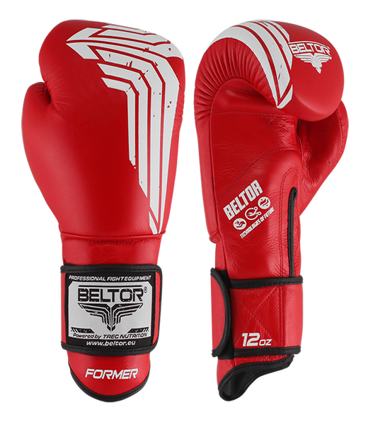 BELTOR RĘKAWICE BOKSERSKIE / BOXING GLOVES "FORMER" 10oz - czerwony/red B0420