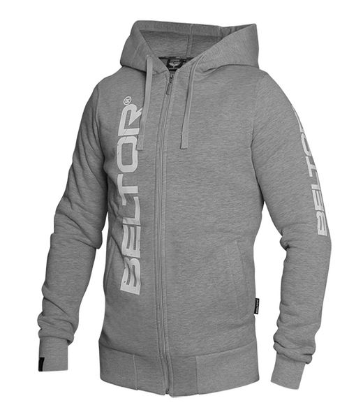 BELTOR BW BLUZA ZIP Z KAPTUREM / ZIP HOODIE "ORIGINAL" M melanż/melange B0559 *
