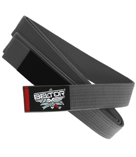 BELTOR BJJ GI BELT / PAS - JUNIOR / DLA DZIECI grey - szary M1 B1366