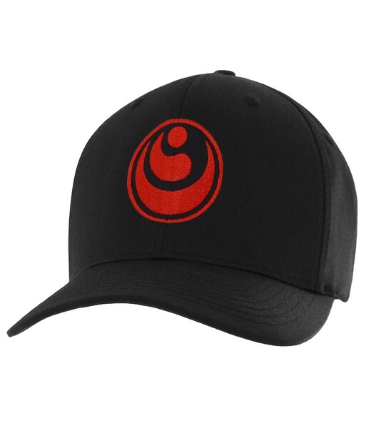BELTOR KARATE CZAPKA Z DASZKIEM / CAP "RED SHINKYOKUSHINKAI" czarna/black  L/XL  B2185  FLEXFIT