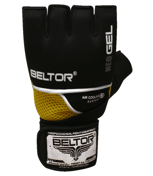 BELTOR OWIJKI ŻELOWE / INNER GLOVES "NEO GEL" czarny/żółty - black/yellow XL B0148