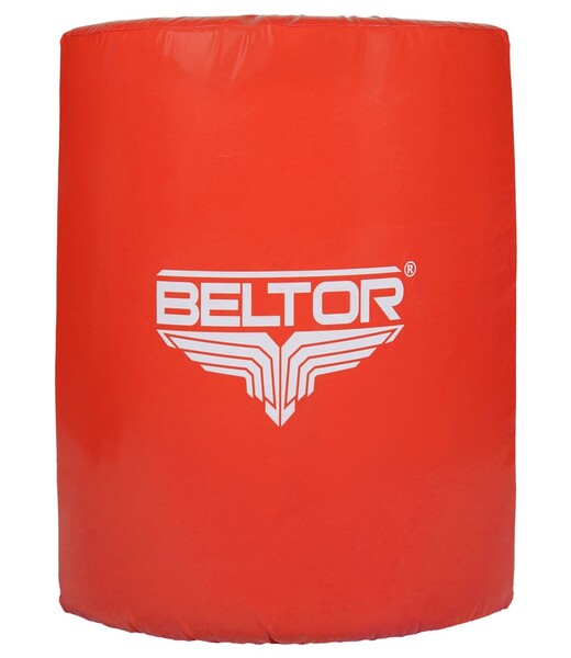 BELTOR TARCZA DUŻA NA SZELKACH PROFILOWANA CZERWONA " TATSU" 100 cm / FULL BODY SHIELD 100cm - czerwona/red B1833