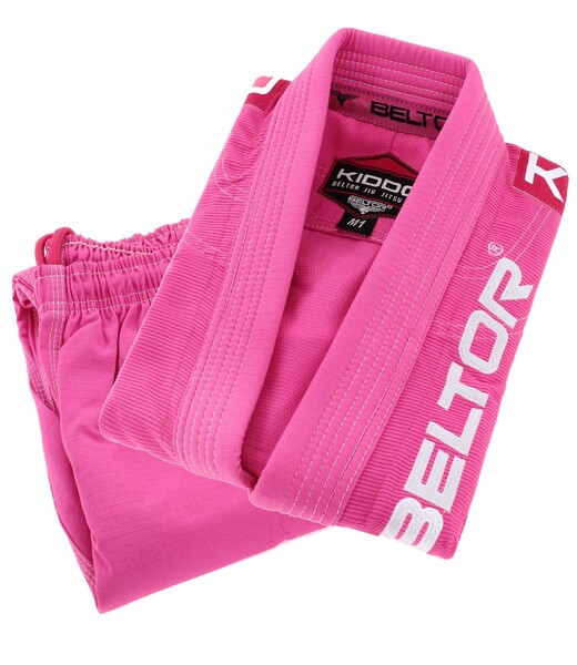 BELTOR BJJ GI / KIMONO KIDDO - JUNIOR / DLA DZIECI pink - różowy M3 B1350