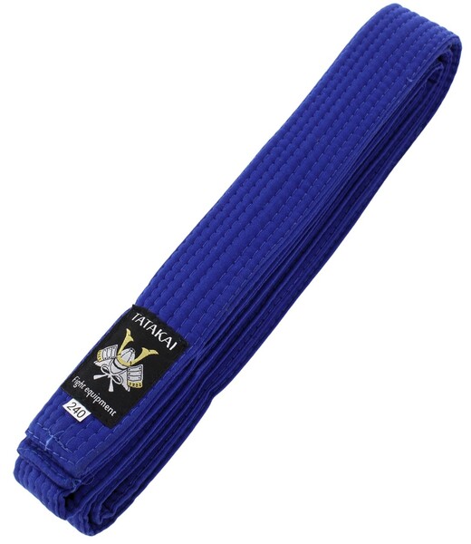 BELTOR KARATE BELT / PAS "Tatakai" blue/niebieski 240cm MADE IN POLAND B2606
