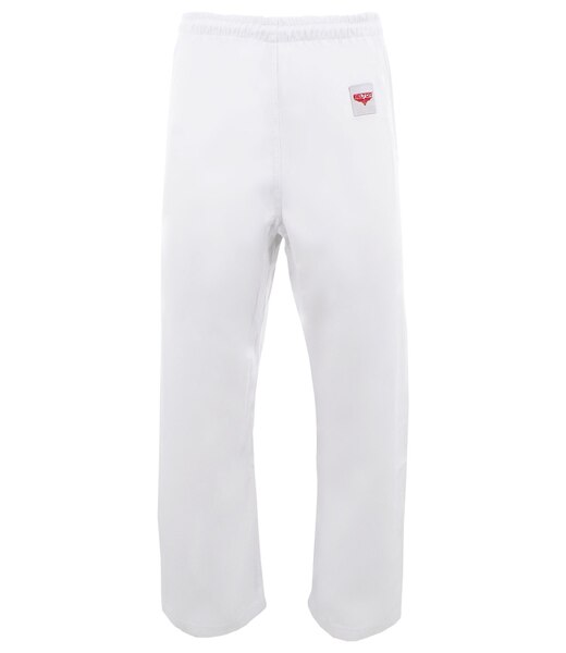 BELTOR SPODNIE DO KIMONA KARATE / KARATE PANTS "KEIKO - UNIWERSALNE" (gumka + sznurek) 100% BAWEŁNA 10oz 90cm biały - white, Made in Poland, 0% kurczliwości B4304