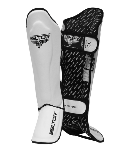 BELTOR OCHRANIACZE GOLENI I ŚRÓDSTOPIA / SHIN INSTEP GUARDS "GEL" biały/white XL B0294