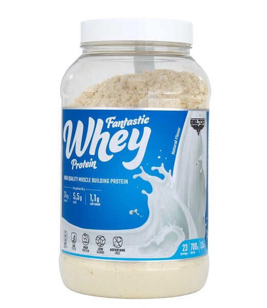 BELTOR FANTASTIC WHEY PROTEIN 700 g. (puszka) Natural WPC / Naturalny WPC B1556