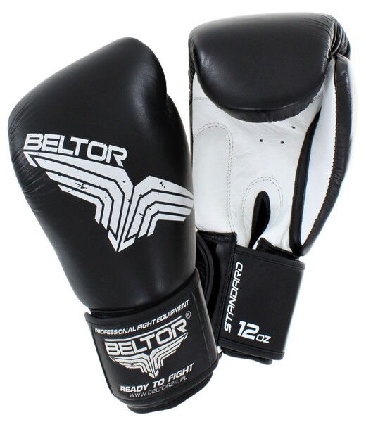 BELTOR RĘKAWICE BOKSERSKIE / BOXING GLOVES "STANDARD" 16oz - czarny/black B0015