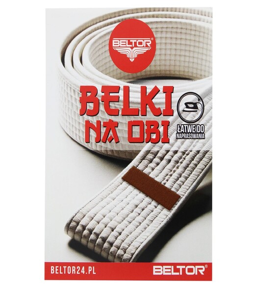 BELTOR BELKA PAGON NA PAS DO KIMONA "KYU OBI" brązowy - brown 10x35mm B2630