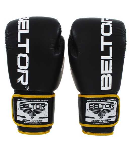 BELTOR RĘKAWICE BOKSERSKIE / BOXING GLOVES  "SPARRING"   10oz - czarny/black B0028