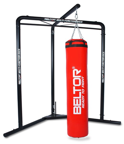BELTOR " MULTI FUNCTION RACK " STOJAK WOLNOSTOJĄCY NA WOREK BOKSERSKI / GRUSZKĘ CZARNY B2223 " cena już z kosztem dostawy do Ciebie ! "