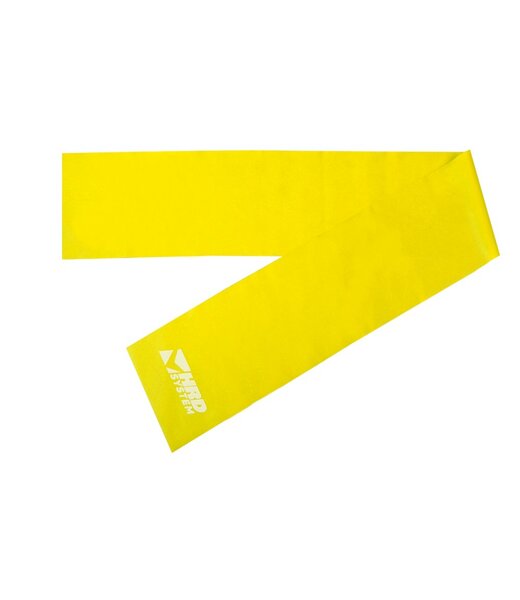 BELTOR HRD SYSTEM LINE GUMA DO ĆWICZEŃ AEROBIC - RUBBER FOR EXERCISE 120cm x 15cm x 0.35mm YELLOW / ŻÓŁTA H0008