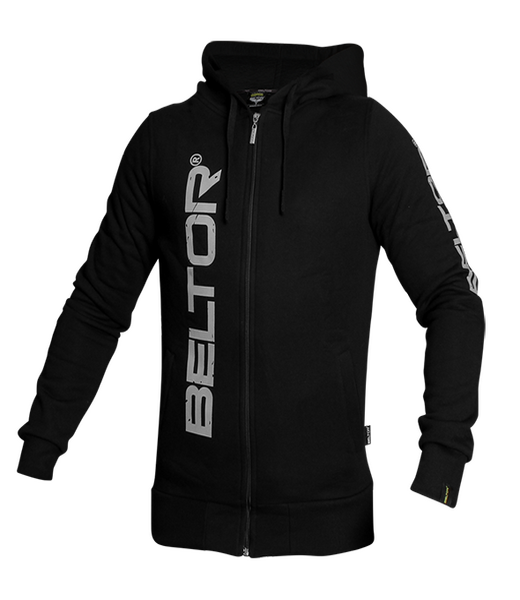 BELTOR BW BLUZA ZIP Z KAPTUREM / ZIP HOODIE "ORIGINAL" S czarny/black B0242 *