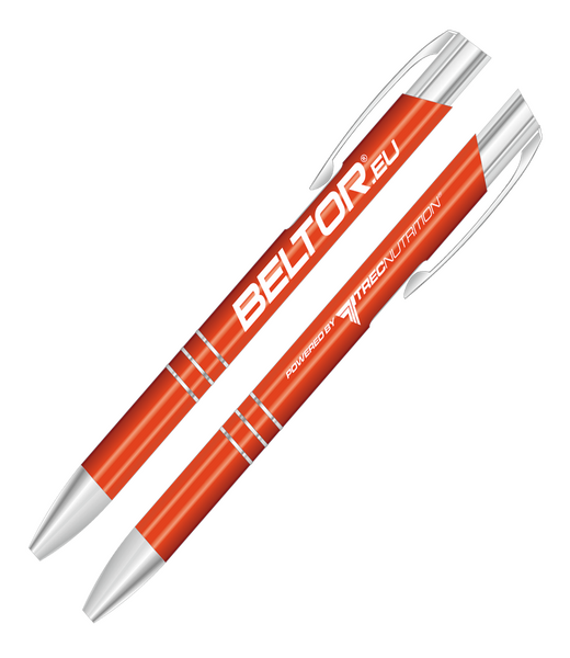 BELTOR DŁUGOPIS / PEN - pomarańczowy/orange B0641
