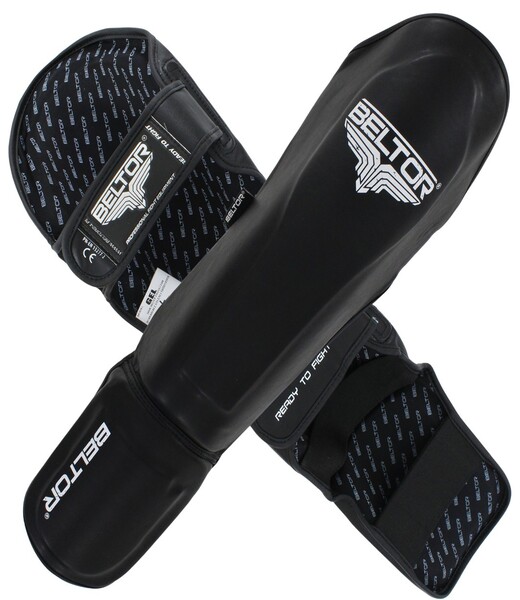 BELTOR OCHRANIACZE GOLENI I ŚRÓDSTOPIA / SHIN INSTEP GUARDS "GEL" czarny/black S B2168