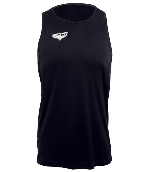 BELTOR BW KOSZULKA BOKSERSKA NA RAMIĄCZKACH / TANK TOP "BOXING ALPHA"   czarny/black      XXS  B2707  *