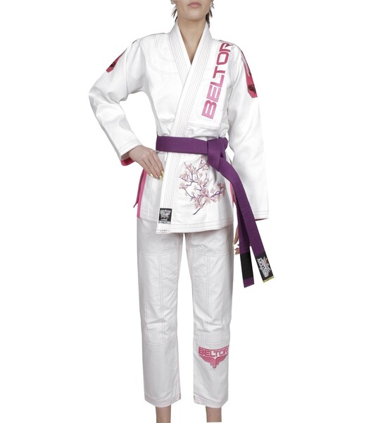 BELTOR BJJ GI / KIMONO LADIES white/pink - biały/różowy A1 B1157 *