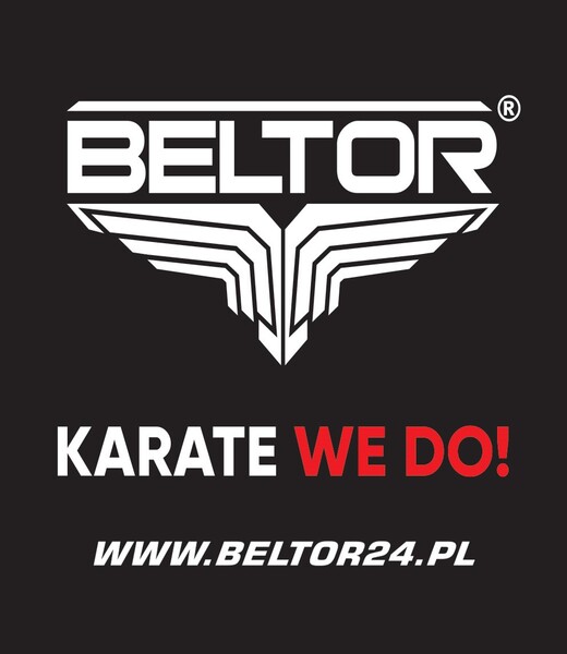 BELTOR NAKLEJKA KARATE VLEPKA PAPIEROWA KARATE WE DO! CZARNA w 8x8cm B2826