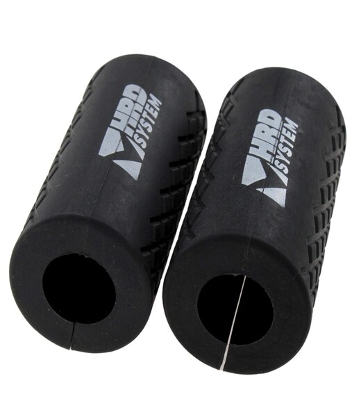 BELTOR - HRD SYSTEM LINE - NAKŁADKI NA GRYF FAT GRIPS (KOMPLET) 50x100mm - 25/28mm czarny/black H0120
