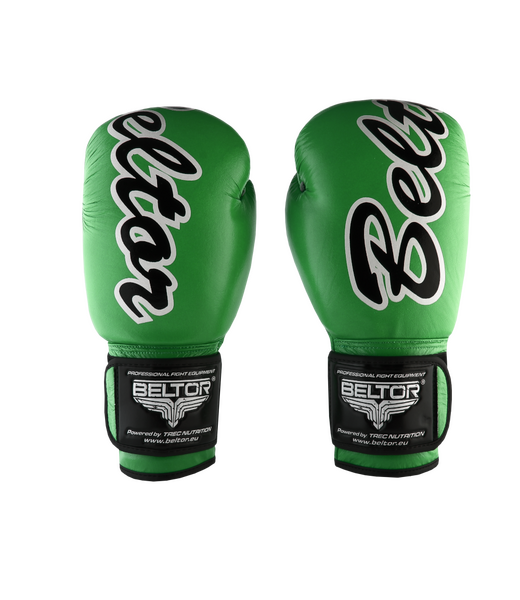 BELTOR RĘKAWICE BOKSERSKIE / BOXING GLOVES "VICTOUS"         14oz - green/zielony B1093