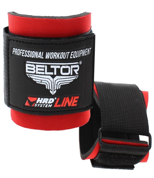 BELTOR HRD SYSTEM USZTYWNIACZE NADGARSTKA KLAMRA HARD FIT czarny/czerwony - black/red H0201