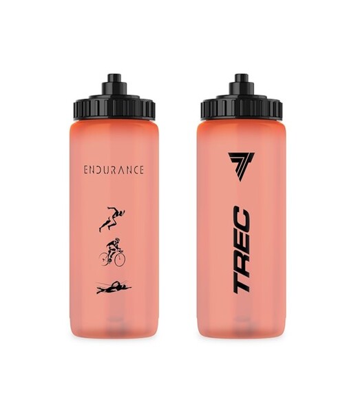 TREC ENDURANCE BIDON 011 TRANSPARENT ORANGE PS 500 ml