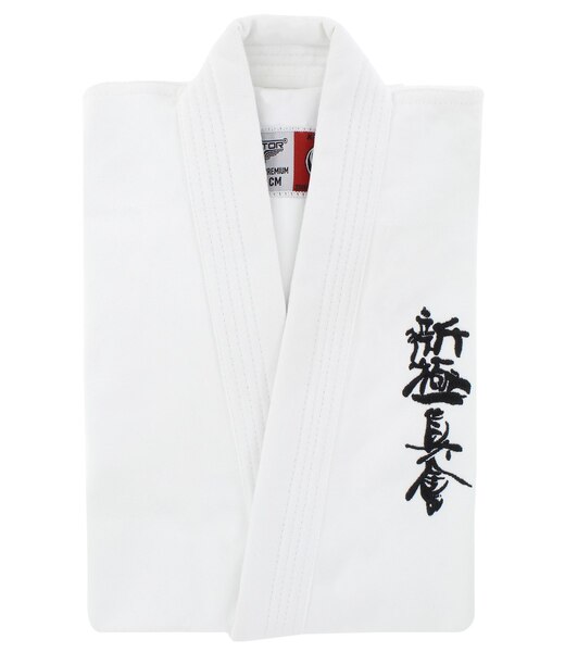 BELTOR KARATE BLUZA DO KIMONA / JACKET FOR KARATE GI "SENPAI PREMIUM - Shinkyokushinkai" white/biały 14oz 130cm B2285