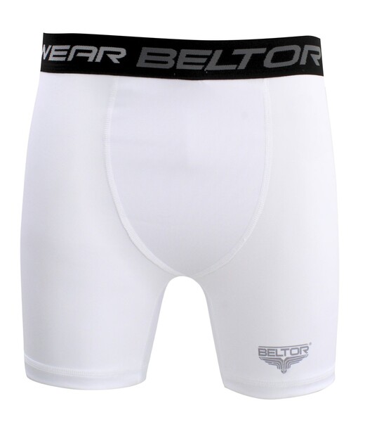 BELTOR BW SPODENKI SHORT PANTS SUBLIMOWANE "KARATE 01" biały/white S B2218 *