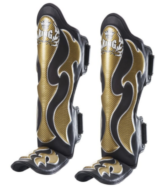Top King Ochraniacze Piszczela i Stopy TKSGEM-01GD EMPOWER CREATIVITY Black/Gold "M"