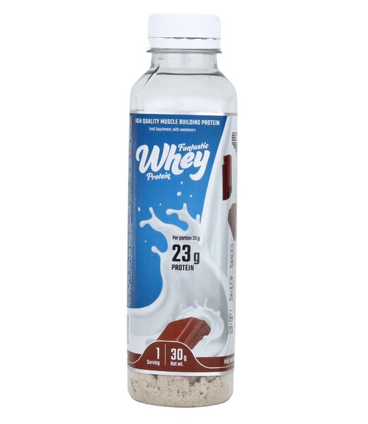 BELTOR FANTASTIC WHEY PROTEIN 30 g. (PET PL-EN) Milk chocolate / Czekolada mleczna B1578