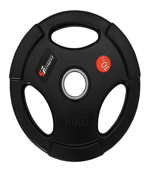 BELTOR PF LINE OBCIĄŻENIE OLIMPIJSKIE W GUMIE Z UCHWYTAMI - BLACK 10 kg/51,5 mm P0083