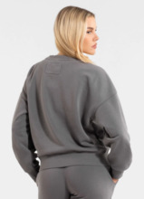 Women&#39;s classic sweatshirt WASHED PIT BULL &quot;MANZANITA HEART&quot; - gray