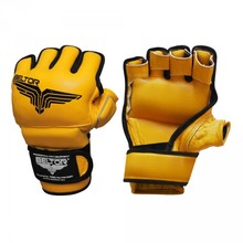 MMA gloves Pride yellow-black Beltor