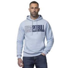 PIT BULL "USA" Men's Hoodie - Blue