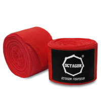 Octagon boxing wrap bandages 3 m - red