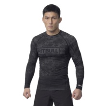 Rashguard longsleeve PIT BULL "HEX CAMO HILLTOP" - oliwkowy