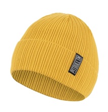 Winter hat PIT BULL &quot;Silvas &#39;21&quot; - yellow