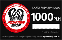 Karta Podarunkowa Fighershop 1000 PLN