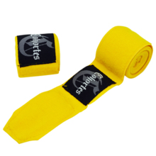 Bandaże bokserskie owijki Cohortes 4m - żółte