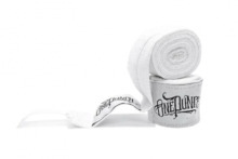 Bandaż bokserski owijki elastyczne 3.5m Masters OnePunch- biały