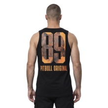 Tank Top PIT BULL Slim Fit "EIGHTY NINE DOG" - black