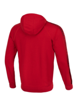 Bluza rozpinana z kapturem PIT BULL Tricot  "Dandridge" '22 - czerwona