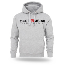 Bluza z kapturem Dobermans Aggressive "OFFENSIVE II BK405" - szara
