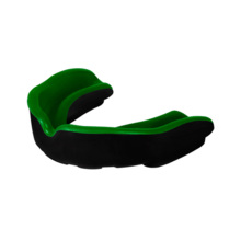Octagon gel mouthguard &quot;JAW&quot; single - black / green