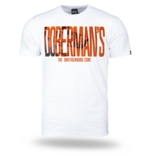 Koszulka T-shirt Dobermans Aggressive "BROTHERHOOD CODE" TS388 - biała
