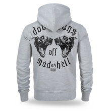 Dobermans Aggressive &quot;MAD AS HELL BZ383&quot; Zip-Up Hoodie - Gray