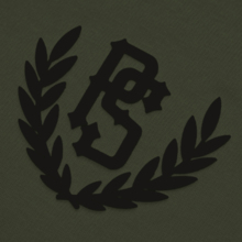 Koszulka Pretorian Ringer "PS" 3D - oliwkowa