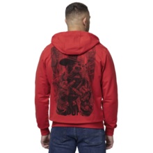 PIT BULL "USA" Zip-Up Hoodie - Red