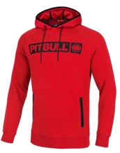 Bluza PIT BULL "Falcon Hilltop" z kapturem - czerwona